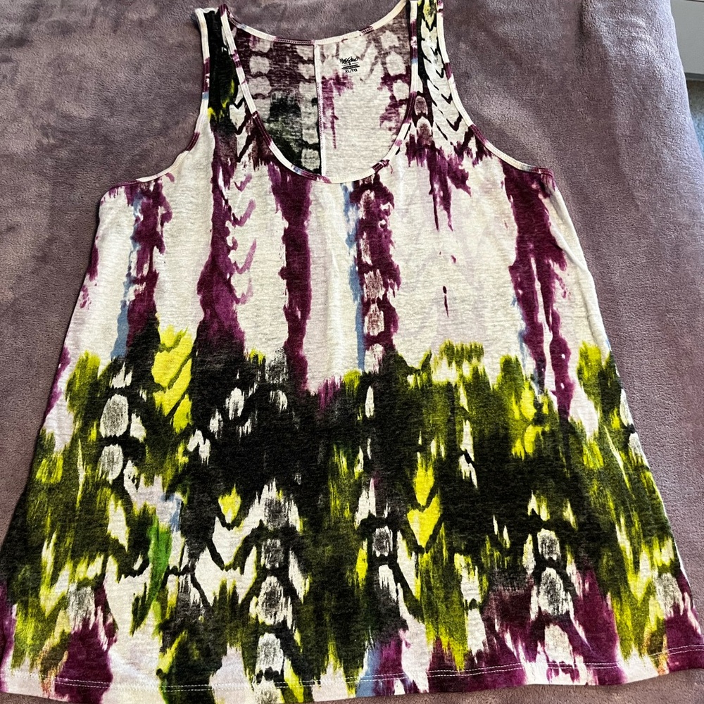 Mossimo Women's Tie-Dye Tank Top - XL